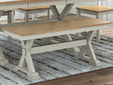 Diamond Furniture - Ashley Furniture - Purlaney 48" Dining Bench - Large Dining Room Bench - PCD627-00